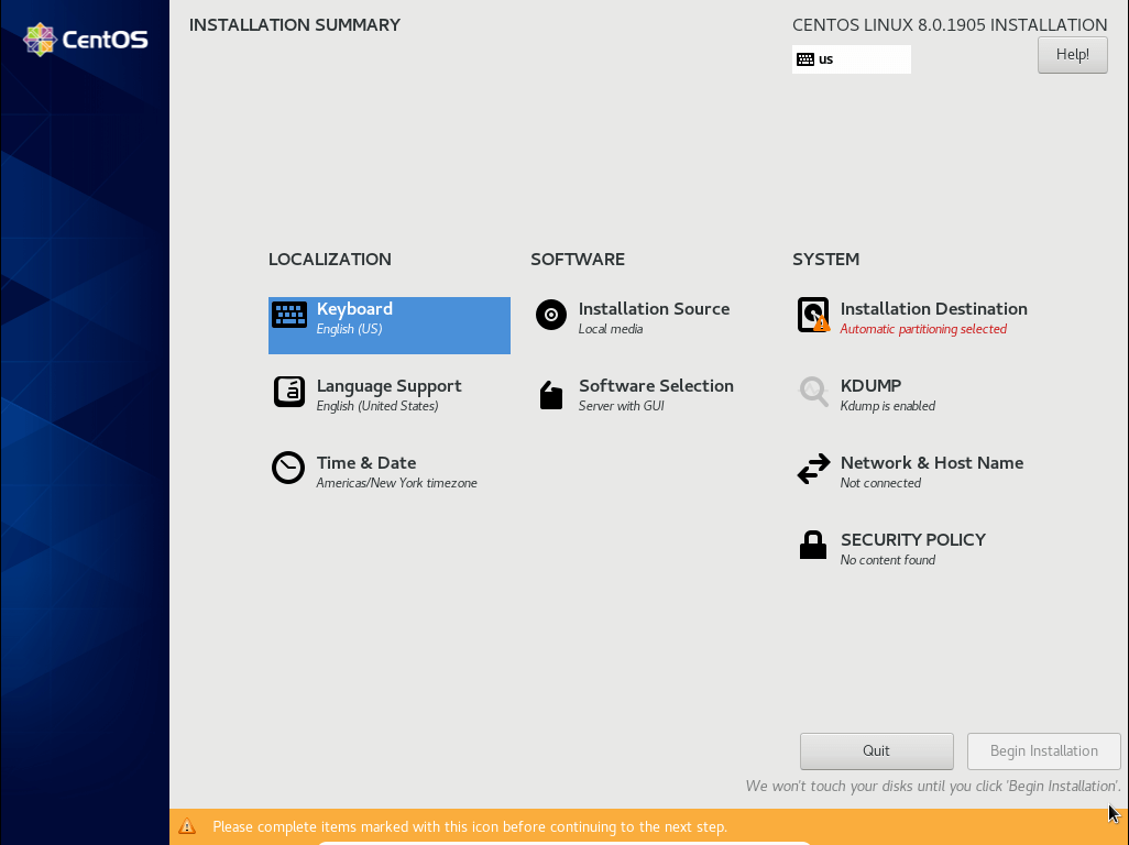 CentOS summary