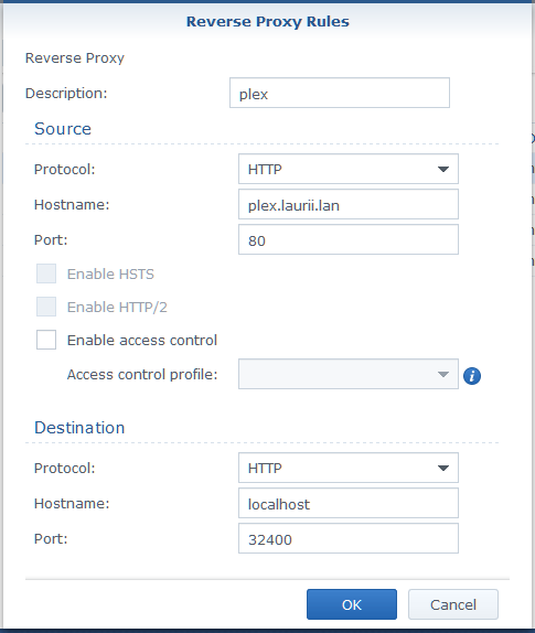 Reverse proxy