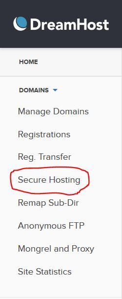 Secure hosting