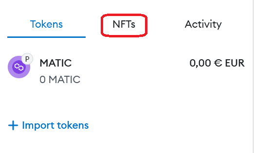 Import Unstoppable Domains into Metamask